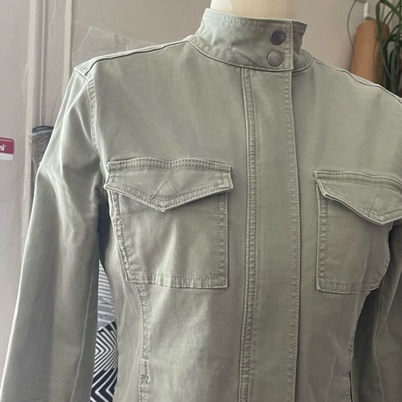 Liverpool washed out green jacket, size: S - Picture 5 of 13